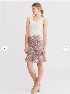 Agnes & Dora Summer Flounce Skirt Lightweight and soft,,S W/ strech